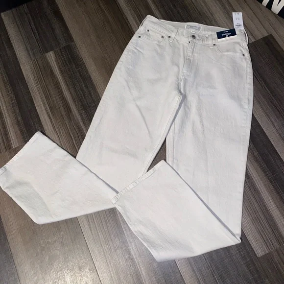 NWT Abercrombie & Fitch Light Blue Flare Jeans - Picture 14 of 15